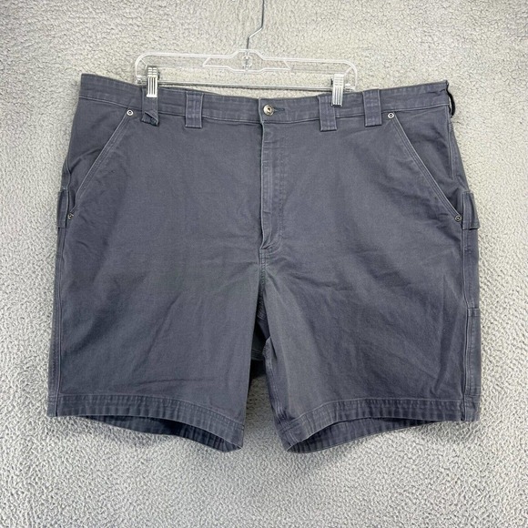 Duluth Trading Shorts Men's 48 Gray Flex Fire Hose Carpenter Workwear Flex Adult - Picture 1 of 12